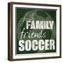 Soccer Friends-Lauren Gibbons-Framed Art Print