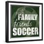 Soccer Friends-Lauren Gibbons-Framed Art Print