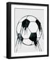 Soccer Fun Drip-Yass Naffas Designs-Framed Art Print