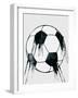 Soccer Fun Drip-Yass Naffas Designs-Framed Art Print