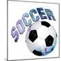 Soccer Girl 1-Kimberly Allen-Mounted Art Print