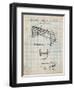 Soccer Goal Patent Art-Cole Borders-Framed Art Print