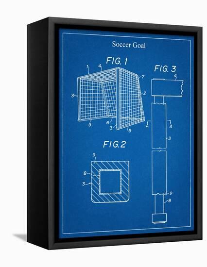 Soccer Goal Patent-null-Framed Stretched Canvas