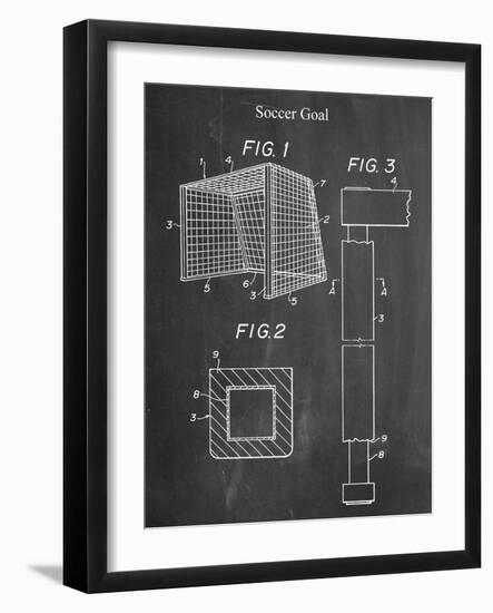 Soccer Goal Patent-null-Framed Art Print