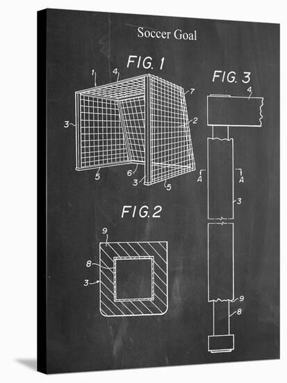 Soccer Goal Patent-null-Stretched Canvas