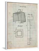 Soccer Goal Patent-Cole Borders-Framed Art Print