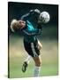 Soccer Goalie in Action-null-Stretched Canvas