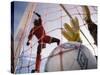 Soccer Goalie in Action-null-Stretched Canvas