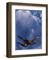 Soccer Goalie in Action-null-Framed Premium Photographic Print