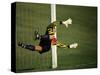 Soccer Goalie in Action-null-Stretched Canvas