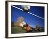 Soccer Goalie in Action-null-Framed Photographic Print