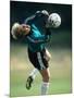 Soccer Goalie in Action-null-Mounted Photographic Print