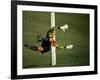 Soccer Goalie in Action-null-Framed Photographic Print