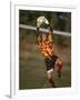 Soccer Goalie in Action-null-Framed Photographic Print