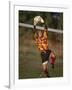 Soccer Goalie in Action-null-Framed Photographic Print