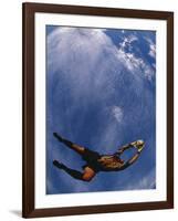 Soccer Goalie in Action-null-Framed Photographic Print