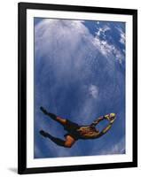 Soccer Goalie in Action-null-Framed Photographic Print