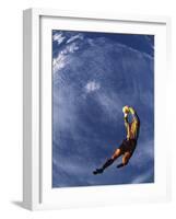 Soccer Goalie in Action-null-Framed Photographic Print