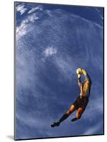 Soccer Goalie in Action-null-Mounted Photographic Print