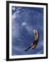 Soccer Goalie in Action-null-Framed Photographic Print