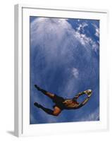 Soccer Goalie in Action-null-Framed Photographic Print