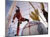 Soccer Goalie in Action-null-Mounted Photographic Print