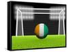 Soccer Ivory Coast-koufax73-Framed Stretched Canvas