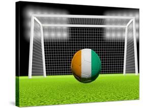 Soccer Ivory Coast-koufax73-Stretched Canvas