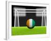 Soccer Ivory Coast-koufax73-Framed Art Print