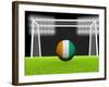 Soccer Ivory Coast-koufax73-Framed Art Print