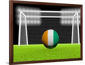 Soccer Ivory Coast-koufax73-Framed Art Print