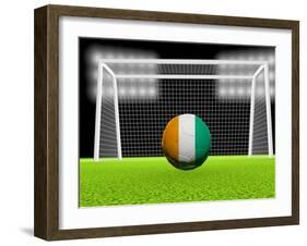 Soccer Ivory Coast-koufax73-Framed Art Print