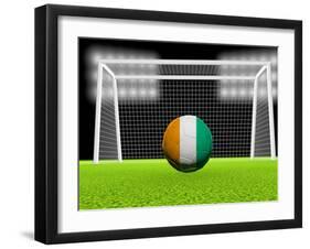 Soccer Ivory Coast-koufax73-Framed Art Print