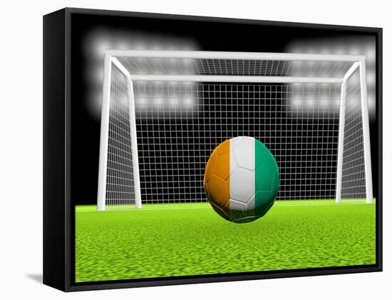 Soccer Ivory Coast-koufax73-Framed Stretched Canvas