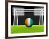 Soccer Ivory Coast-koufax73-Framed Art Print