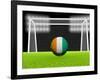 Soccer Ivory Coast-koufax73-Framed Art Print