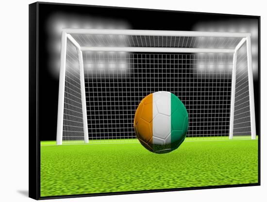 Soccer Ivory Coast-koufax73-Framed Stretched Canvas