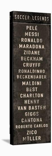 Soccer Legends-The Vintage Collection-Stretched Canvas