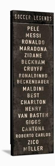 Soccer Legends-The Vintage Collection-Stretched Canvas