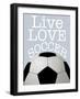 Soccer Love-Marcus Prime-Framed Art Print