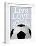 Soccer Love-Marcus Prime-Framed Art Print