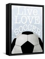 Soccer Love-Marcus Prime-Framed Stretched Canvas