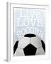 Soccer Love-Marcus Prime-Framed Art Print