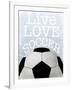 Soccer Love-Marcus Prime-Framed Art Print