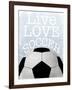 Soccer Love-Marcus Prime-Framed Art Print