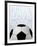 Soccer Love-Marcus Prime-Framed Art Print