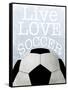 Soccer Love-Marcus Prime-Framed Stretched Canvas