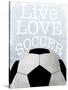 Soccer Love-Marcus Prime-Stretched Canvas