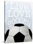 Soccer Love-Marcus Prime-Stretched Canvas
