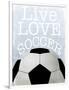 Soccer Love-Marcus Prime-Framed Art Print